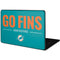 NFL Miami Dolphins Team Motto Google Pixelbook Go Skin